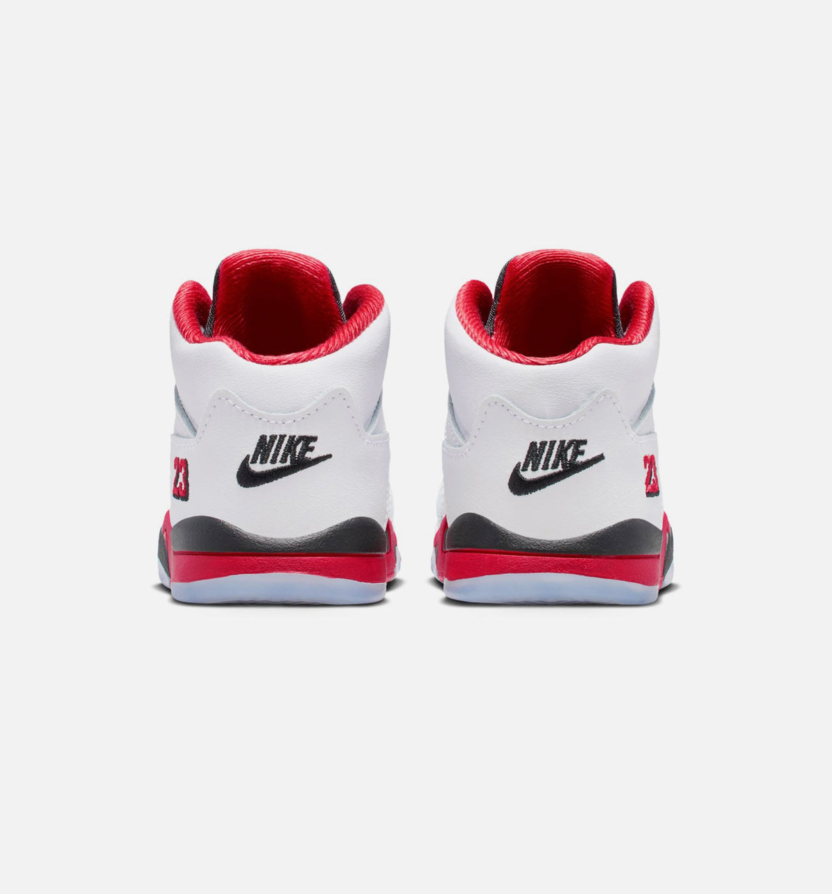 Air Jordan 5 Retro Fire Red Infant & Toddler Lifestyle Shoe - Fire Red/White