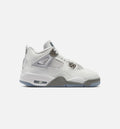 Air Jordan 4 Retro Blue Chill Grade School Shoe - Photon Dust/Blue Chill/Flat Pewter/White/Blue Tint