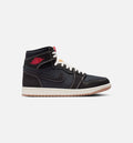 Air Jordan 1 Retro High OG Flight Club Men's Shoes - Black/University Red/Sail/Gum Medium Brown