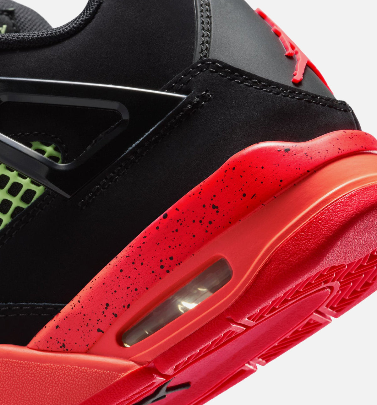 Air Jordan 4 Retro Black Infrared 23 Grade School Shoe - Black/Infrared 23/Bright Mango