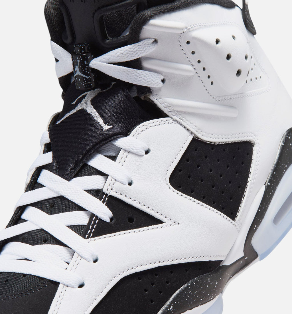 Air Jordan 6 Retro Black and White Men's Lifestyle Shoe - Black/White