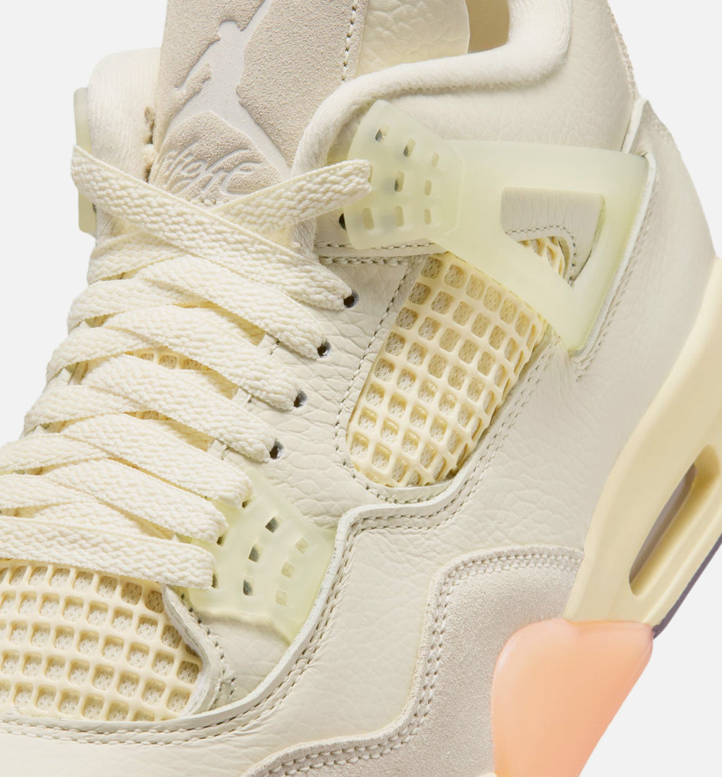 Air Jordan 4 Retro Birds of Paradise Women's Shoe - Coconut Milk/Metallic Gold/Muslin/Bright Mango/Sundial/Black