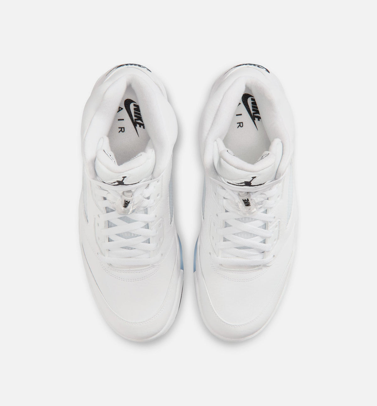 Air Jordan 5 Retro OG White Metallic Men's Lifestyle Shoe - White/Metallic Silver/Black