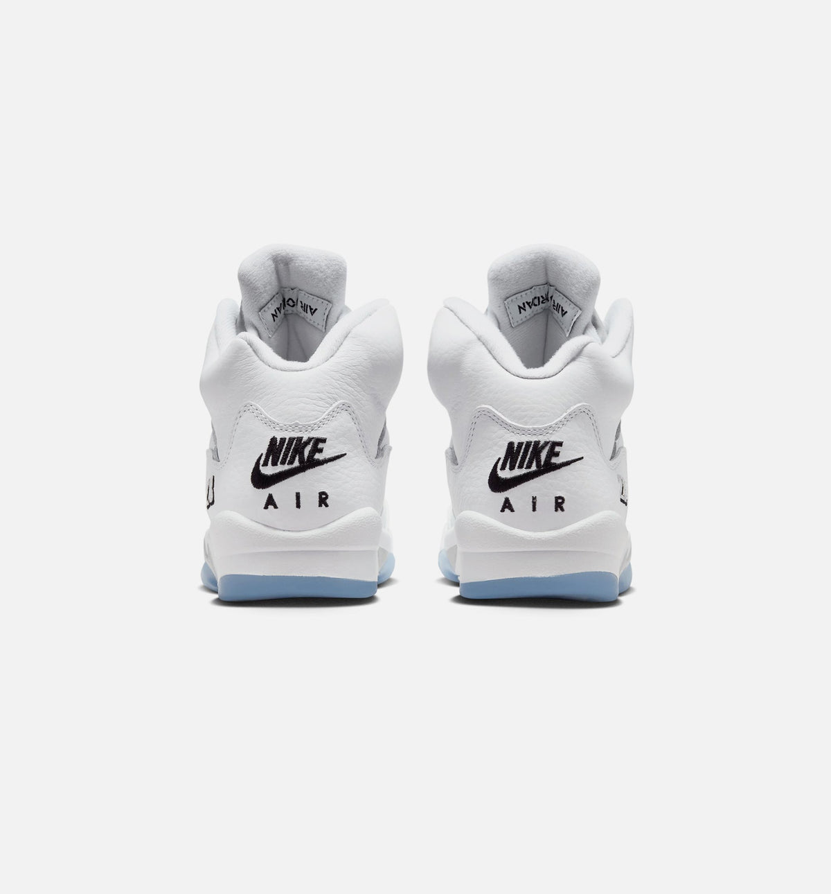 Air Jordan 5 Retro OG White Metallic Grade School Lifestyle Shoe - White/Black/Metallic Silver