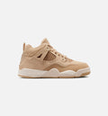 Air Jordan 4 Retro Cozy Girl Preschool Shoe - Hemp/Light Orewood Brown
