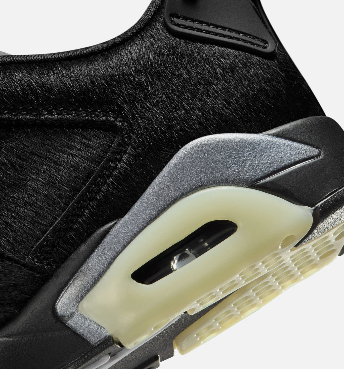 Air Jordan 6 Retro Low Blackout Women's Lifestyle Shoe - Black/Black