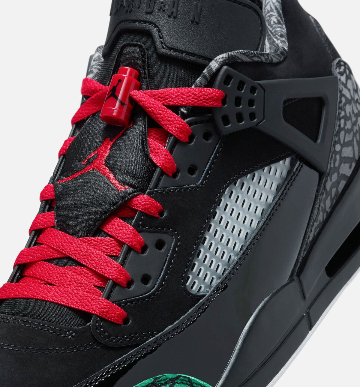 Spizike Low Men's Lifestyle Shoe - Black/Classic Green/White/Varsity Red