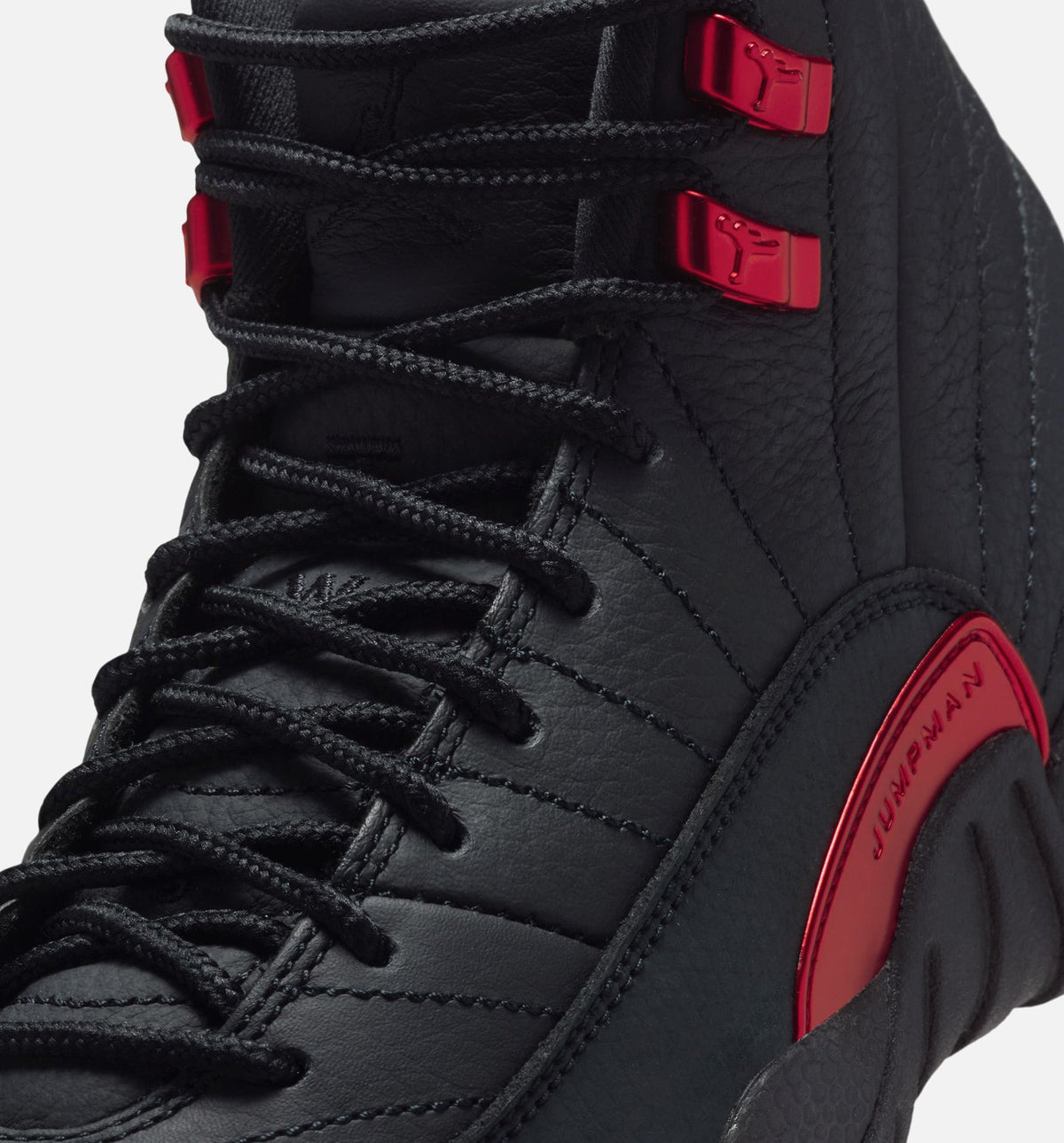 Air Jordan 12 Retro Bloodline Grade School Lifestyle Shoe - Black/Varsity Red