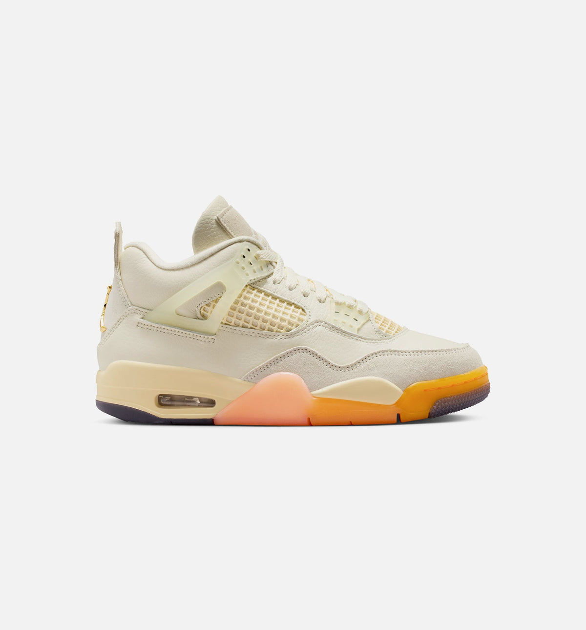 Air Jordan 4 Retro Birds of Paradise Women's Shoe - Coconut Milk/Metallic Gold/Muslin/Bright Mango/Sundial/Black