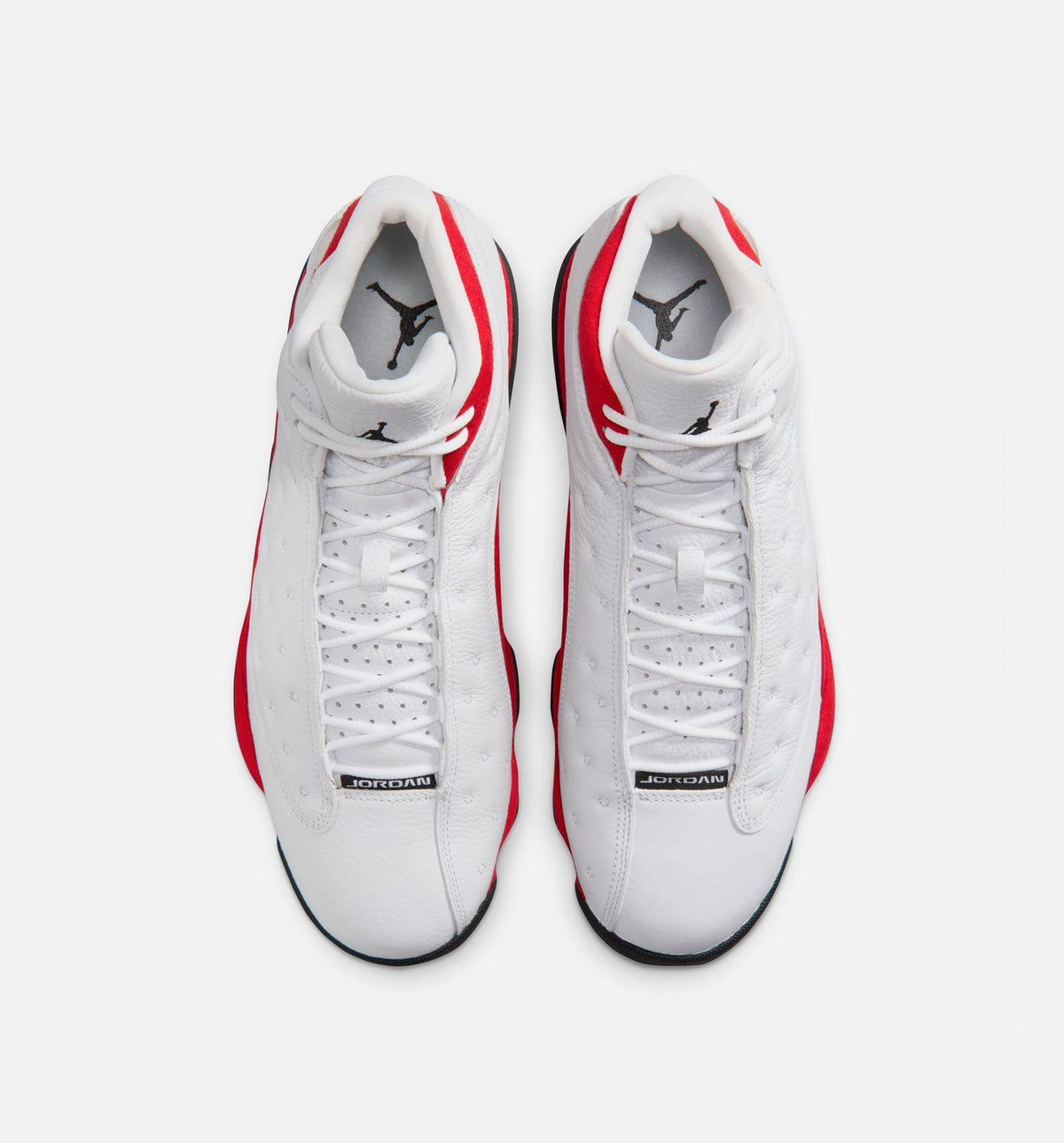 Air Jordan 13 Retro White and University Red Men's Lifestyle Shoe - White/Black/True Red