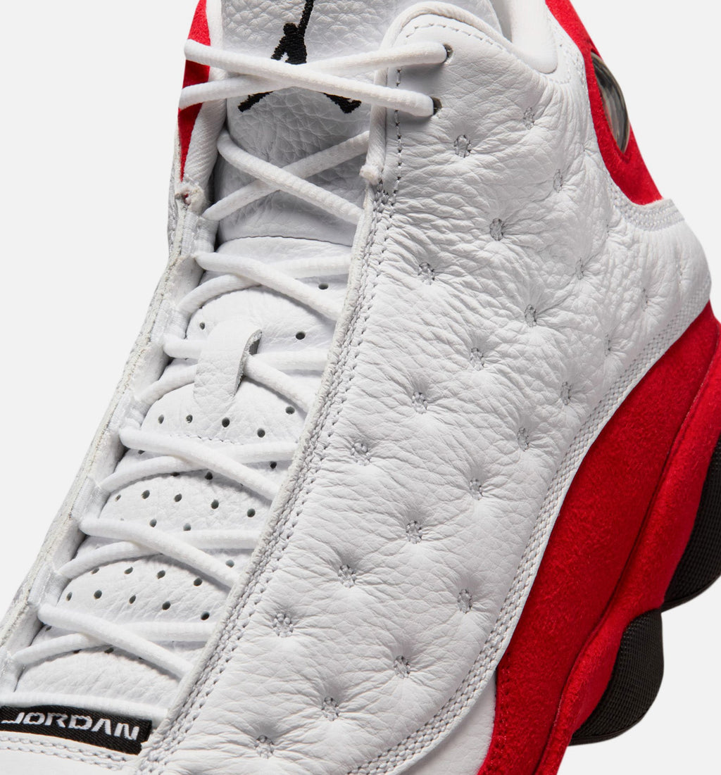 Air Jordan 13 Retro White and University Red Men's Lifestyle Shoe - White/Black/True Red
